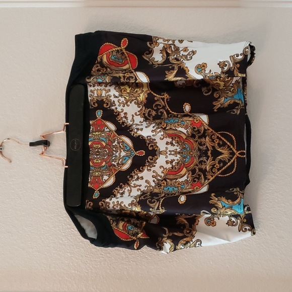 Alex Marie Other - SWIMWEAR BY ALEX MARIE | SCARF PRINT BANDED SKIRTED PANT